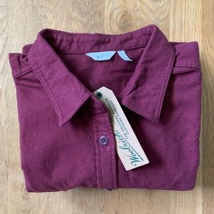 Sz. XL Woolrich Purple Button Up Flannel